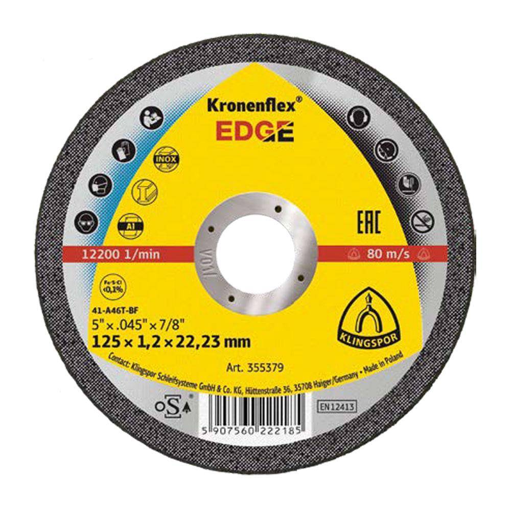 Die Kronenflex® Top Performer - EDGE-Trennscheibe - Maße 125 x 1,2 x 22,23 mm - VE 25 Stück - Preis per VE