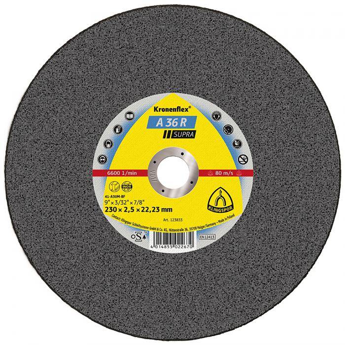 Trennscheibe INOX A 36 R - Durchmesser 150 mm - Breite 2 mm - Bohrung 22,23 mm