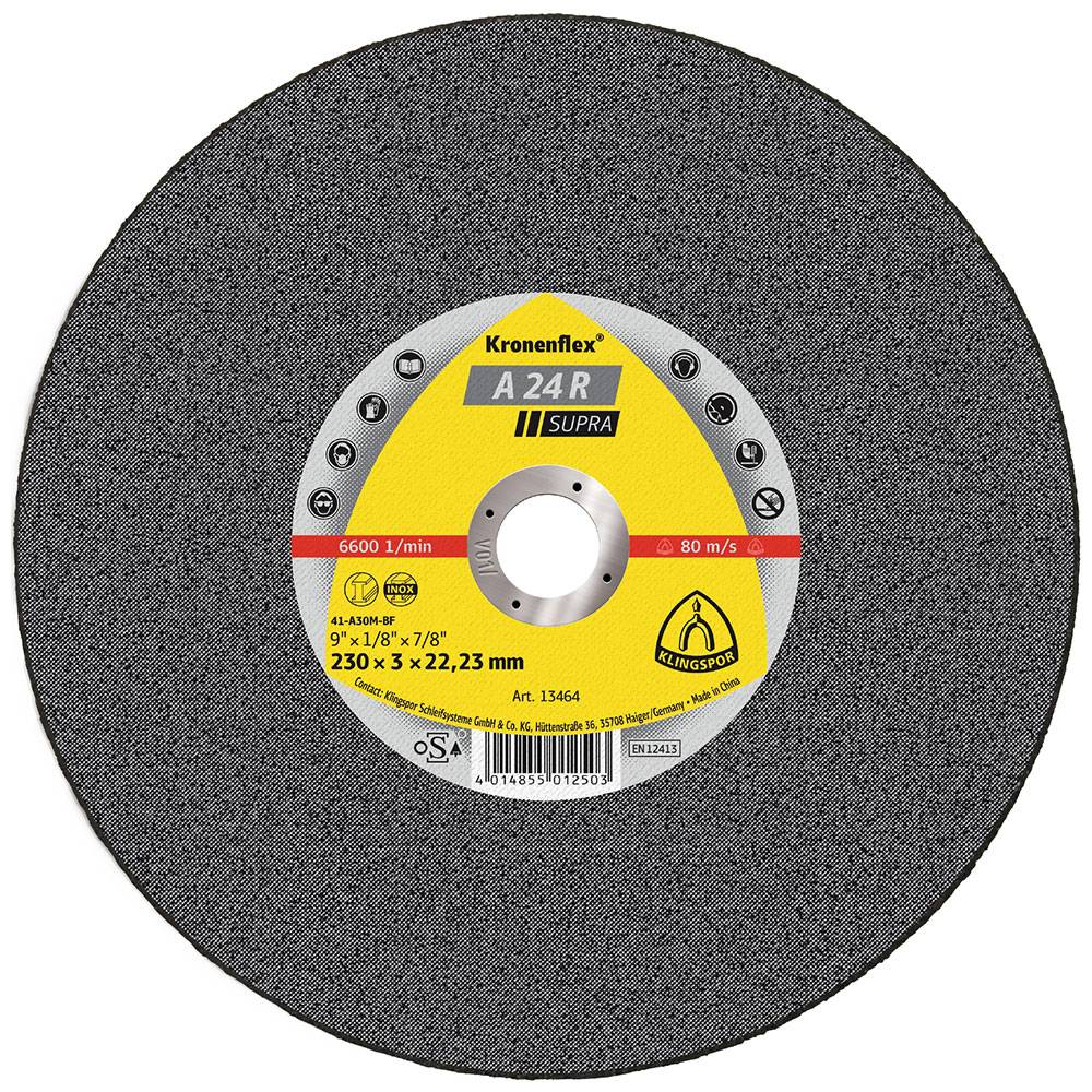 Trennscheibe A 24 R Supra - für Stahl - Ø 125 mm - Breite 2,5 mm - gerade - VE 25 Stk. - Preis per VE