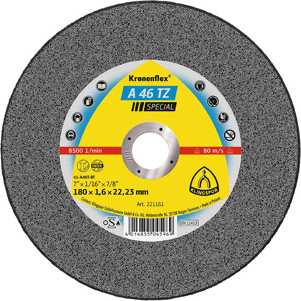 Trennscheibe A 46 TZ Special - für Edelstahl - Ø 180 mm - Breite 1,6 mm - gekröpft - VE 25 Stück - Preis per VE