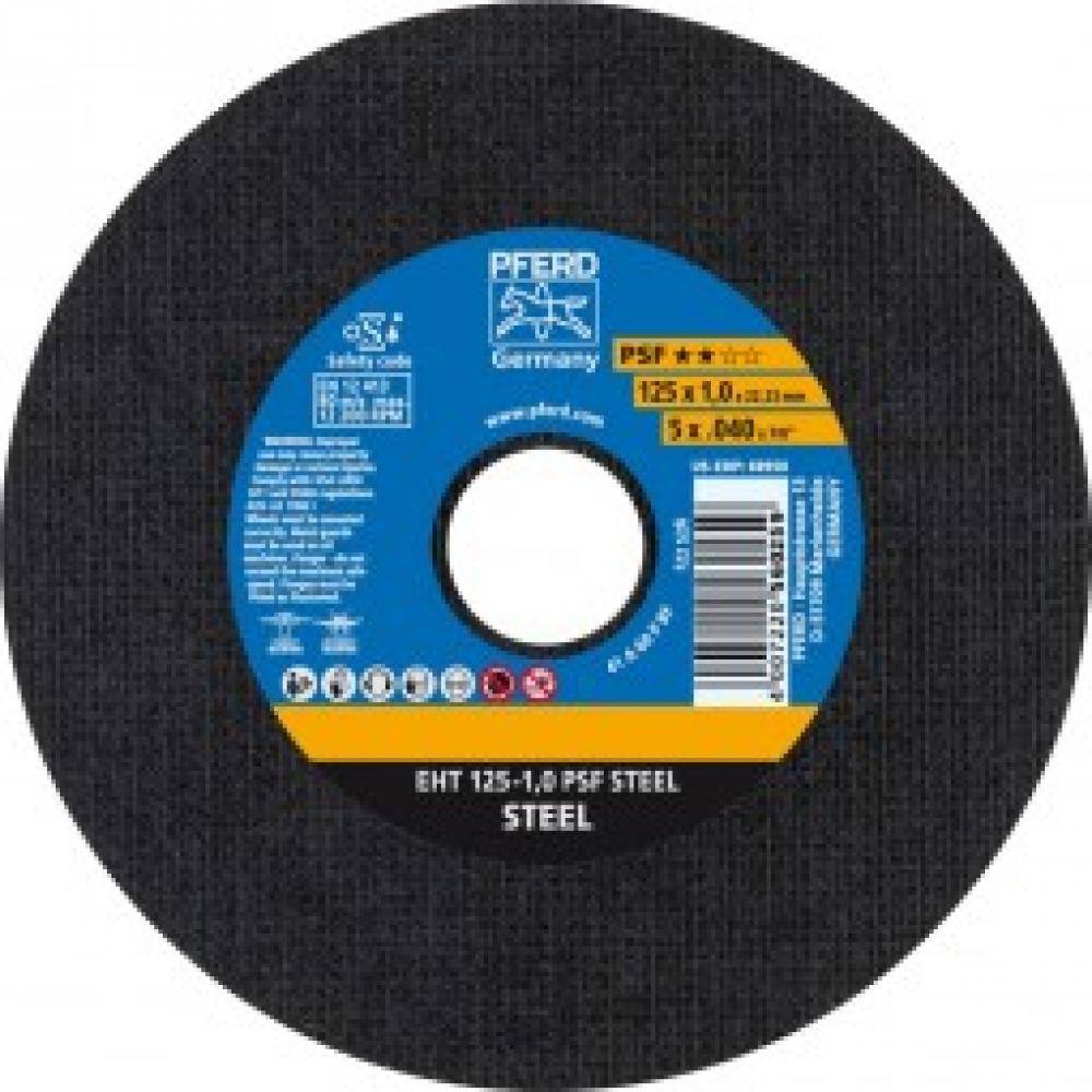 Trennscheibe EHT - PFERD - PSF STEEL - Außen-Ø 105 mm - Breite 1,0 mm - Bohrungs-Ø 16,0 mm - VE 25 Stück - Preis per VE
