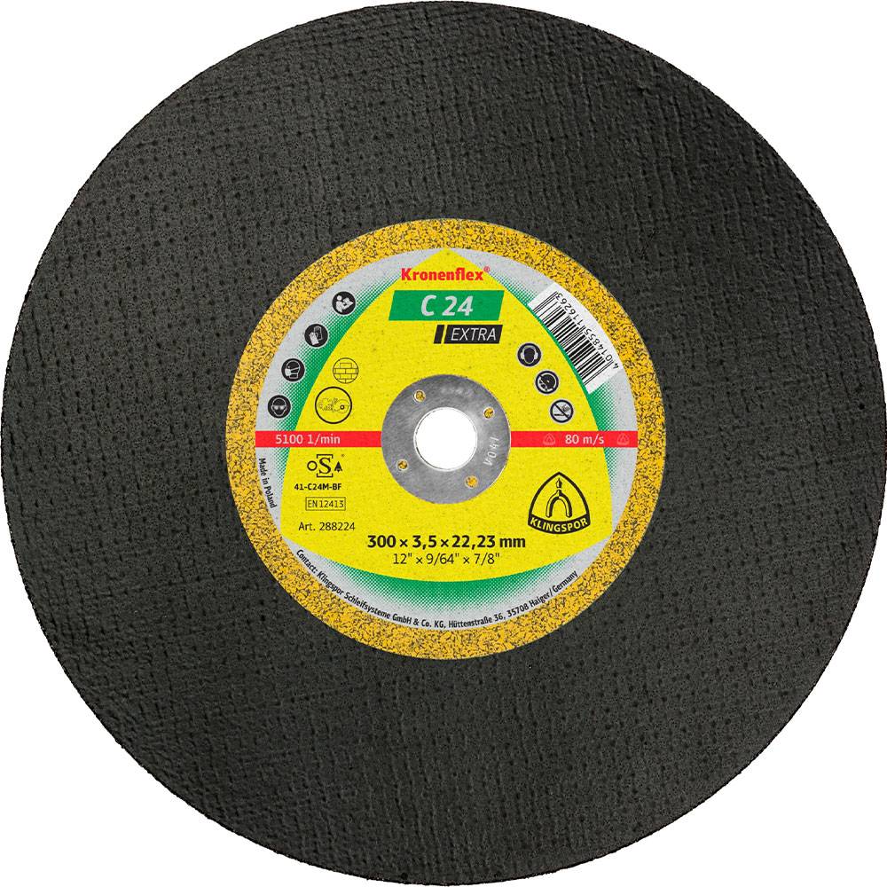 Trennscheibe C 24 Extra - für Stein und Beton - Ø 300 mm - Breite 3,5 mm - VE 10 Stk . - Preis per VE