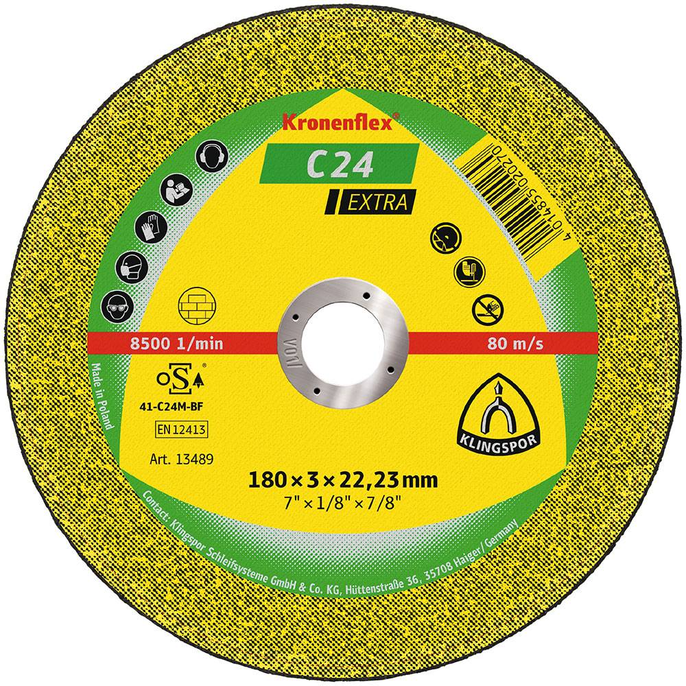 Trennscheibe C 24 Extra - für Stein und Beton - Ø-Scheibe 230 mm - Breite 3 mm - Form gerade - VE 25 Stück - Preis per VE