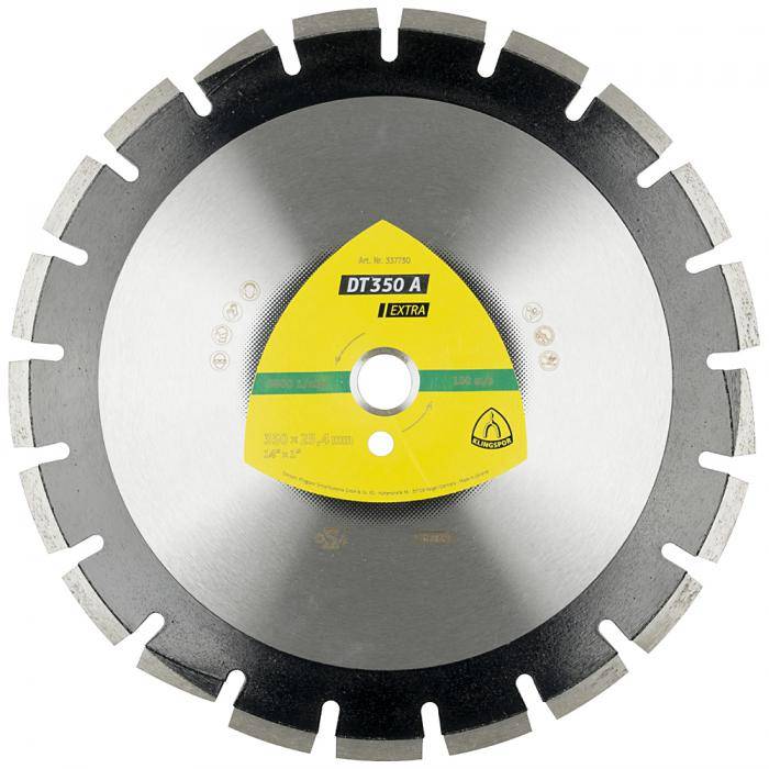 Diamanttrennscheibe DT 350 A - Durchmesser 400 mm - Bohrung 20 mm - lasergeschweißt - weit verzahnt - Preis per Stück