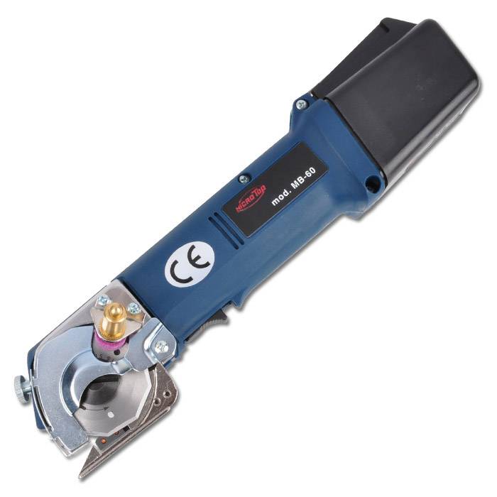 Rundmesserschere - MB60 - mit Akku - Messer Ø 50mm - Kantrundmesser - Ausführung: Rundmesserschere kpl. mit Akku + Ladegerät