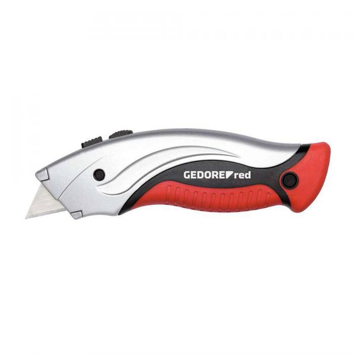 GEDORE red Profi-Cuttermesser - mit Schnellwechselmechanismus - aus Aluminium