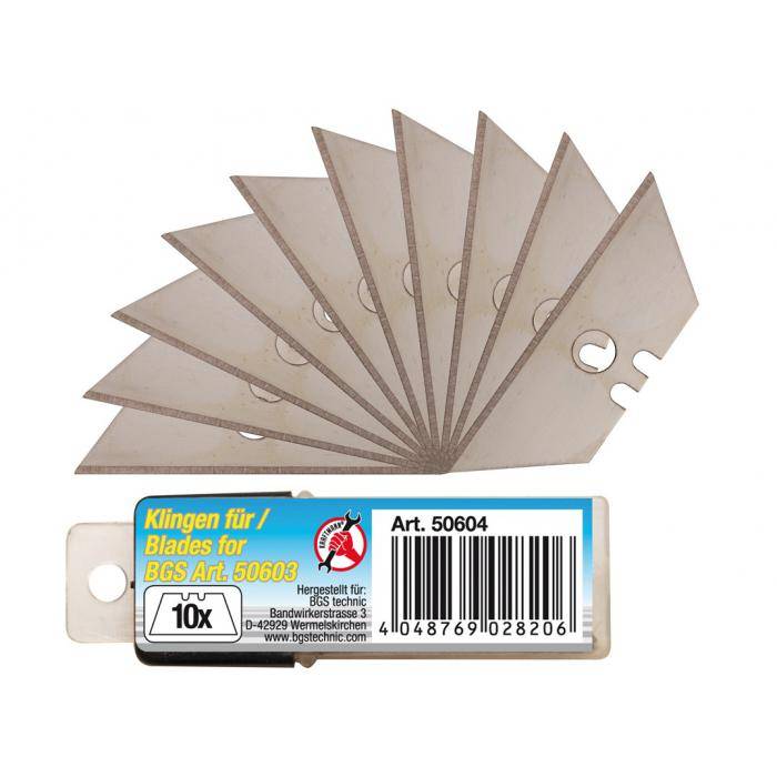 Ersatzklingen - für Sicherheitsmesser - 10-tlg.