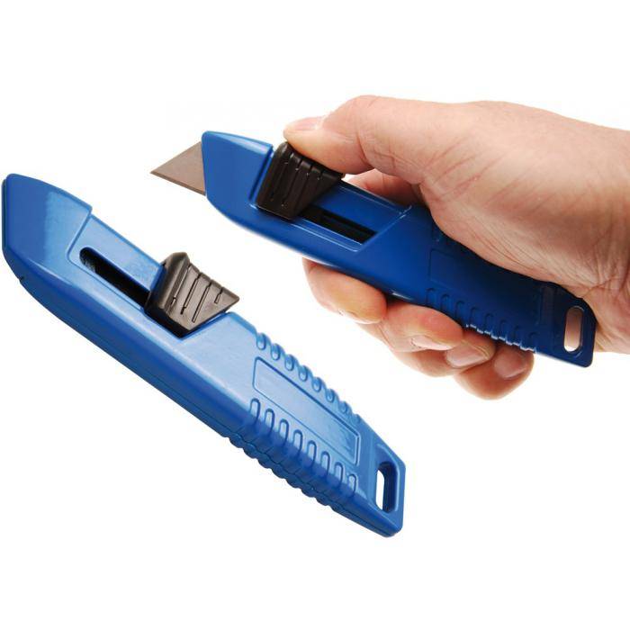 Sicherheitsmesser - mit selbst zurückziehender Klinge - inkl. 1 Trapezklinge