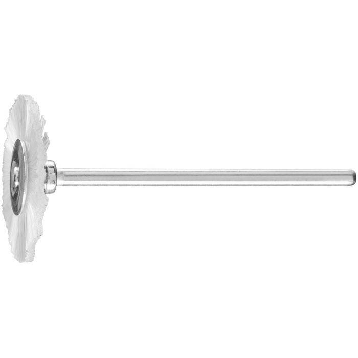 Rundbürste - PFERD - Bürsten-Ø 22 mm - mit Nylonbesatz - Bezeichnung RBU 2202/2,34 Nylon 0,15 - Schaft-Ø 2,34 mm - VE 10 Stück - Preis per VE
