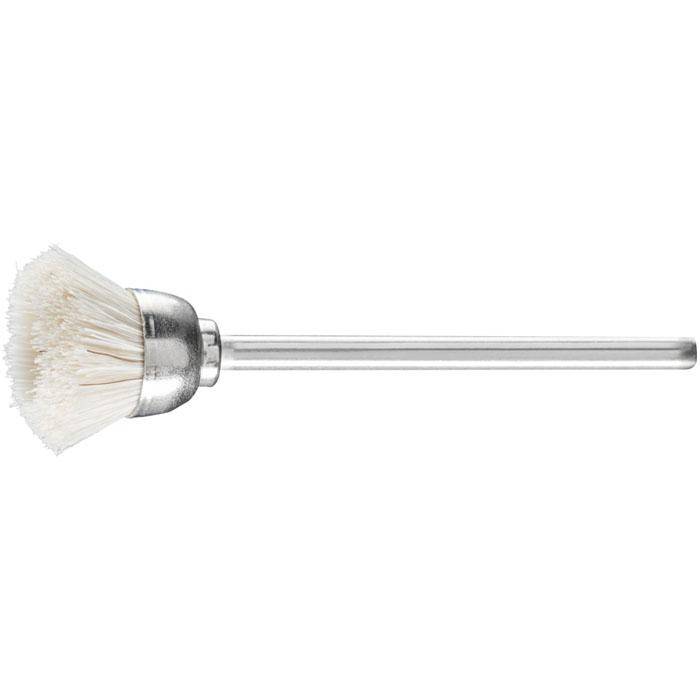 Topfbürste - PFERD - Bürsten-Ø 15 mm - mit Naturborsten Ziegenhaar - Bezeichnung TBU 1503/2,34 ZHW - Schaft-Ø 2,34 mm - VE 10 Stück - Preis per V