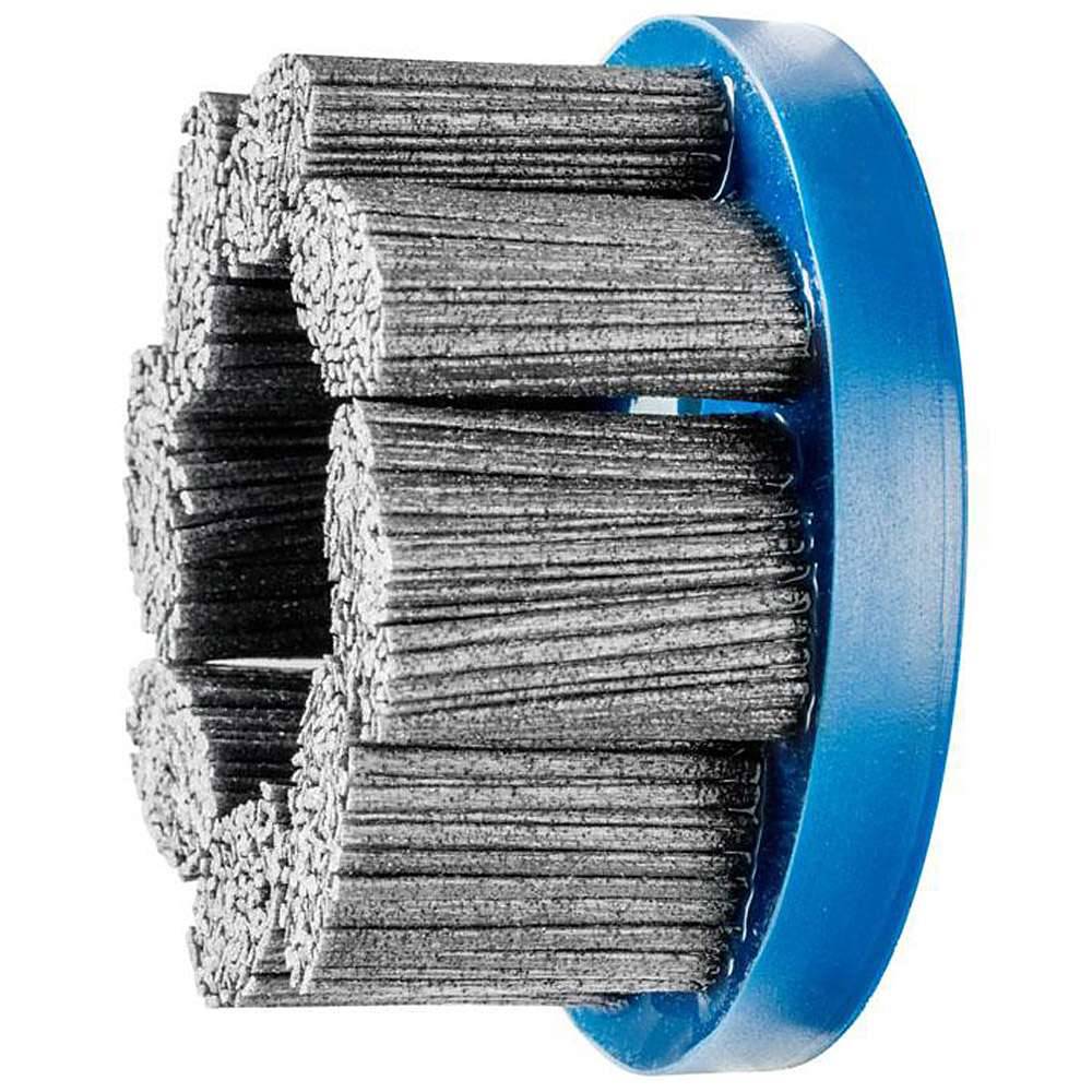Tellerbürste - PFERD - Bürsten-Ø 100 mm - mit Siliciumcarbidbesatz - Bezeichnung DBU 100/22,2 REC SiC 80 1,14 FLEX - Korngröße 80 - Besatzmateria