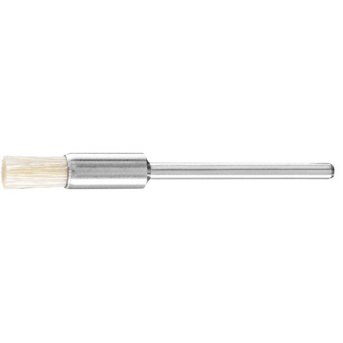 Pinselbürste - PFERD - Bürsten-Ø 5 mm - mit weißen Naturborsten - Schaft-Ø 2,34 mm - VE 10 Stück - Preis per VE
