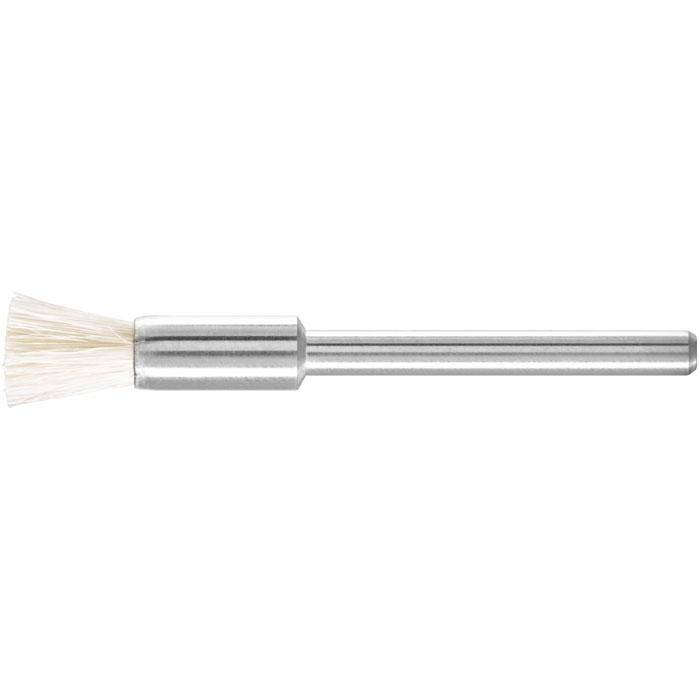 Pinselbürste - PFERD - Bürsten-Ø 5 mm - mit Naturborsten Ziegenhaar - VE 10 Stück - Preis per VE