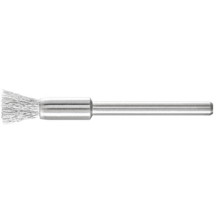 Pinselbürste - PFERD - Bürsten-Ø 5 mm - mit Stahldrahtbesatz - Bezeichnung PBU 0505/3 ST 0,10 - Schaft-Ø 3 mm