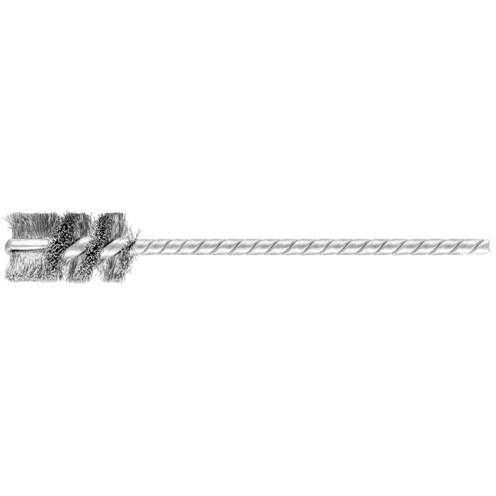 Rohrbürste - PFERD - Bürsten-Ø 13 mm - mit Edelstahlbesatz - Bezeichnung IBU 1325/3,8 INOX 0,12 - Schaft-Ø 3,8 mm - Besatzmaterial-Ø 0,12 mm - VE