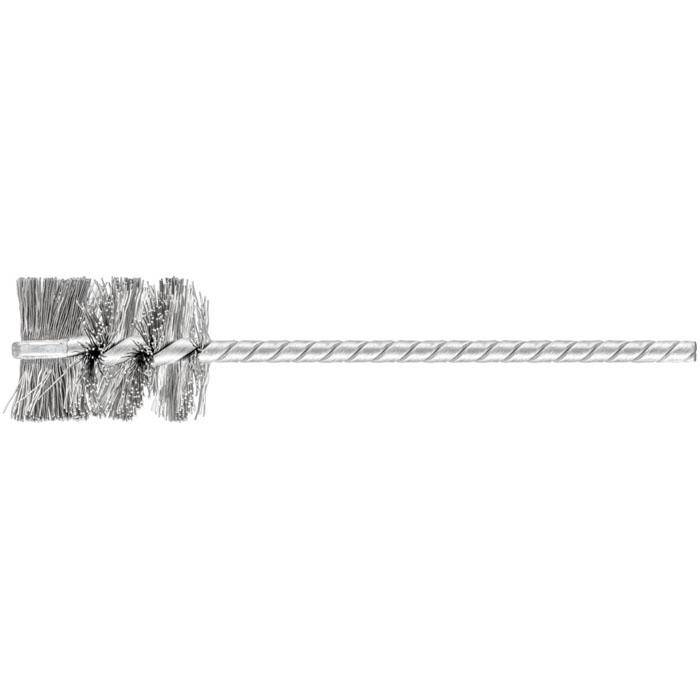 Rohrbürste - PFERD - Bürsten-Ø 19 mm - mit Edelstahlbesatz - Bezeichnung IBU 1925/3,8 INOX 0,20 - Schaft-Ø 3,8 mm - Besatzmaterial-Ø 0,2 mm - VE