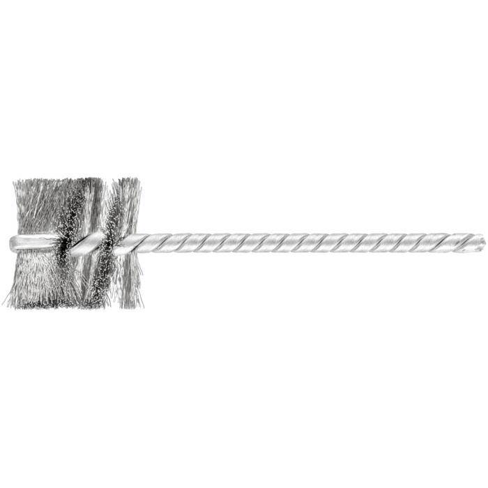 Rohrbürste - PFERD - Bürsten-Ø 25 mm - mit Edelstahlbesatz - Bezeichnung IBU 2525/3,8 INOX 0,12 - Schaft-Ø 3,8 mm - Besatzmaterial-Ø 0,12 mm - VE