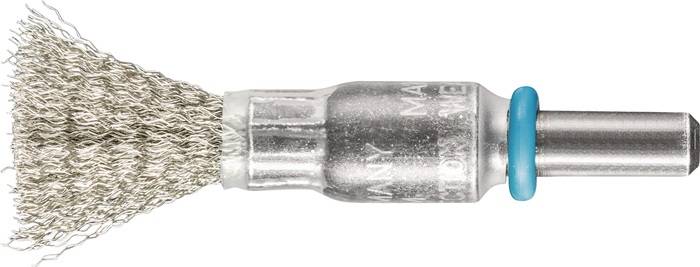 Eine klare Glasssicherung mit Metallendkappen, in der ein Drahtfilament zu sehen ist. Sie ist mit Spannungs- und Amperespezifikationen beschriftet.