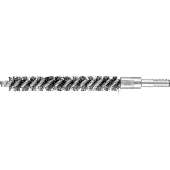 PFERD Innenbürste IBU 1080/M6 INOX 0,15 - INOX - mit Gewinde M6 - Außen-ø 10 mm - Besatzlänge 80 mm - Besatzmaterial-ø 0,15 mm - VE 10 Stück - P