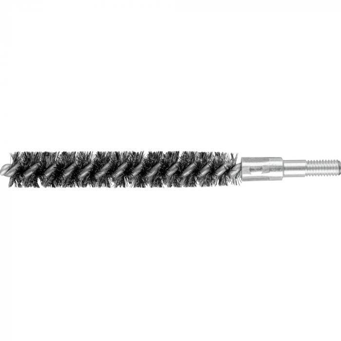 PFERD Innenbürste IBU 1280/M6 ST 0,15 - Stahl - mit Gewinde M6 - Außen-ø 12 mm - Besatzlänge 80 mm - Besatzmaterial-ø 0,15 mm - VE 10 Stück - Pr