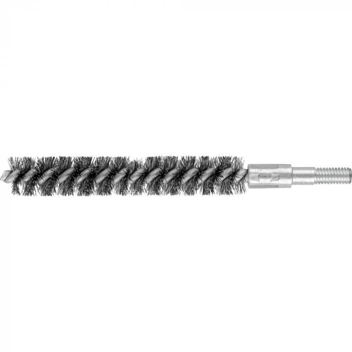 PFERD Innenbürste IBU 1380/M6 ST 0,20 - Stahl - mit Gewinde M6 - Außen-ø 13 mm - Besatzlänge 80 mm - Besatzmaterial-ø 0,20 mm - VE 10 Stück - Pr