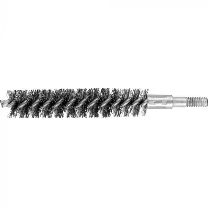PFERD Innenbürste IBU 1680/M6 ST 0,20 - Stahl - mit Gewinde M6 - Außen-ø 16 mm - Besatzlänge 80 mm - Besatzmaterial-ø 0,20 mm - VE 10 Stück - Pr