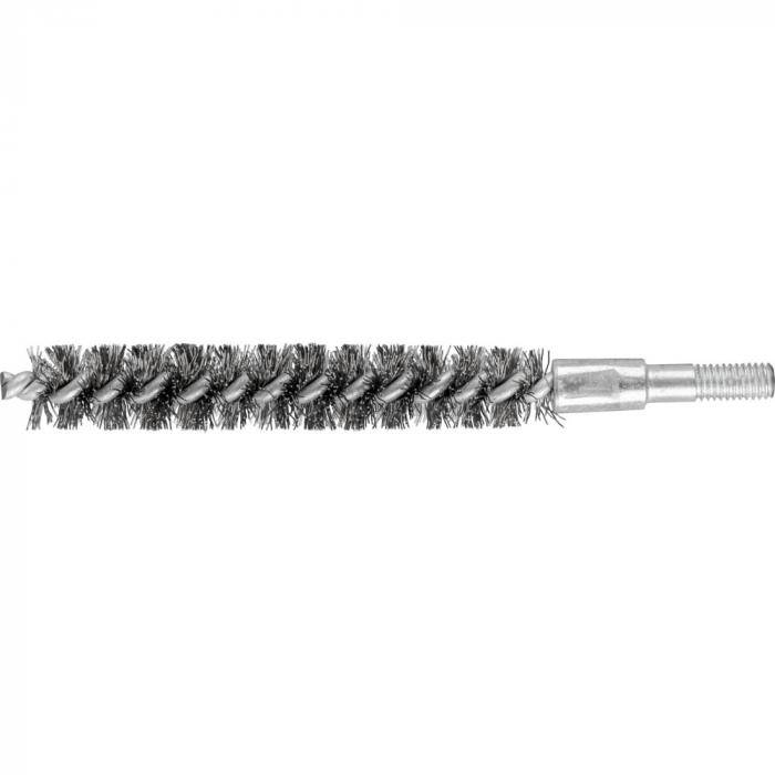 PFERD Innenbürste IBU 1380/M6 INOX 0,20 - INOX - mit Gewinde M6 - Außen-ø 13 mm - Besatzlänge 80 mm - Besatzmaterial-ø 0,20 mm - VE 10 Stück - P
