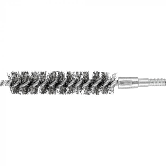 PFERD Innenbürste IBU 1680/M6 INOX 0,20 - INOX - mit Gewinde M6 - Außen-ø 16 mm - Besatzlänge 80 mm - Besatzmaterial-ø 0,20 mm - VE 10 Stück - P