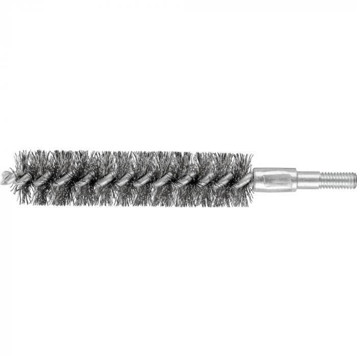 PFERD Innenbürste IBU 1880/M6 INOX 0,20 - INOX - mit Gewinde M6 - Außen-ø 18 mm - Besatzlänge 80 mm - Besatzmaterial-ø 0,20 mm - VE 10 Stück - P