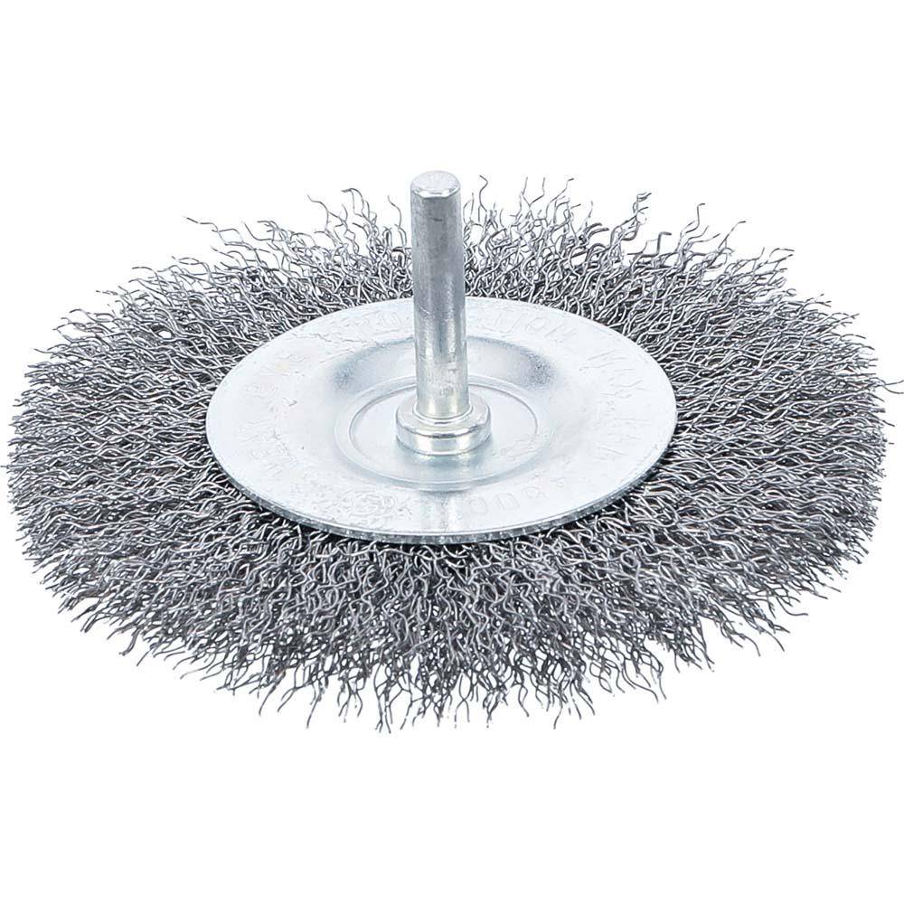 Rundbürste - Ø 100mm - grob gewellt - 6mm Schaft "BGS"