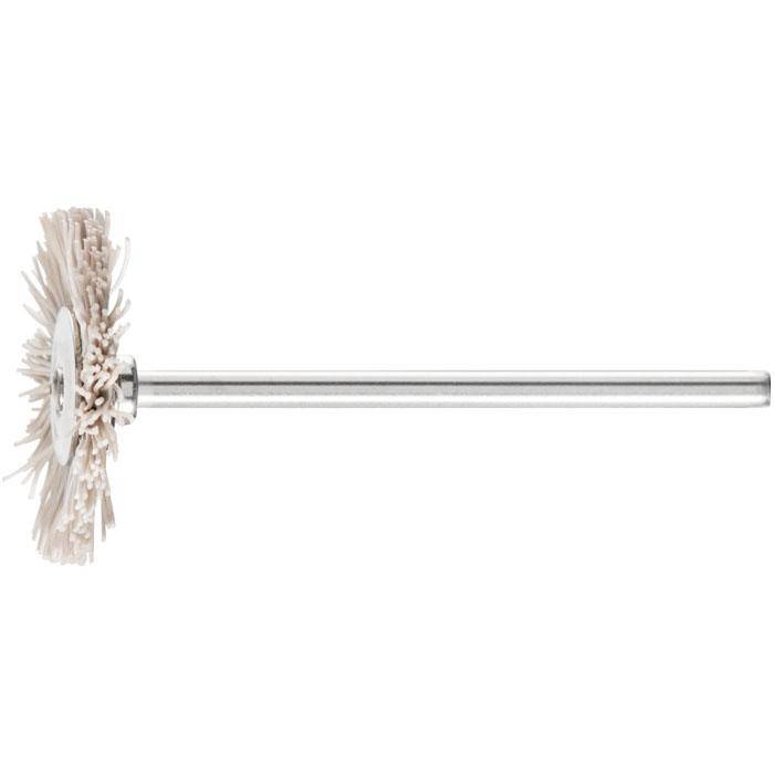 Rundbürste - PFERD - Bürsten-Ø 22 mm - mit Kunststoffbesatz Aluminimoxid - Bezeichnung RBU 2202/2,34 AO 600 0,30 - Korngröße 600 - Schaft-Ø 2,34