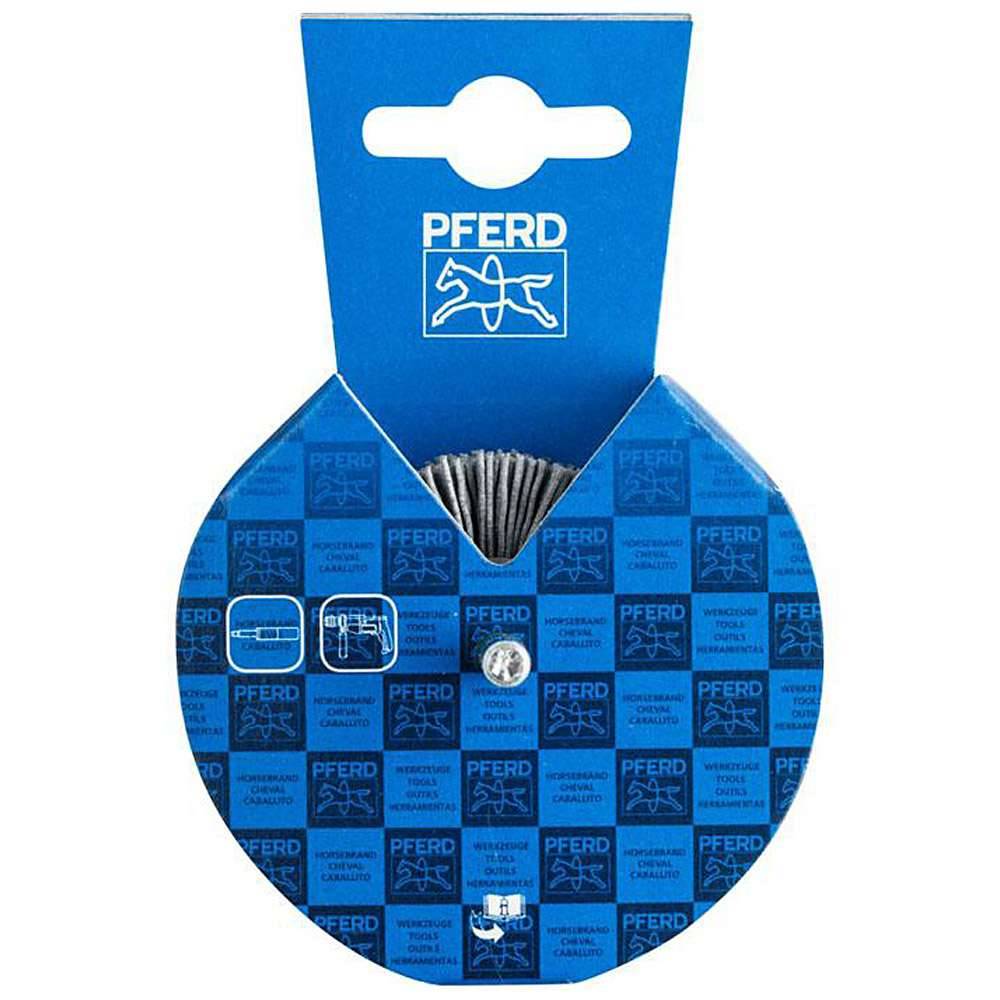 Rundbürste - PFERD - ungezopft, aus SiC - mit Schaft - für NE-Metall, Titan etc. - VE 10 stück - Preis per VE