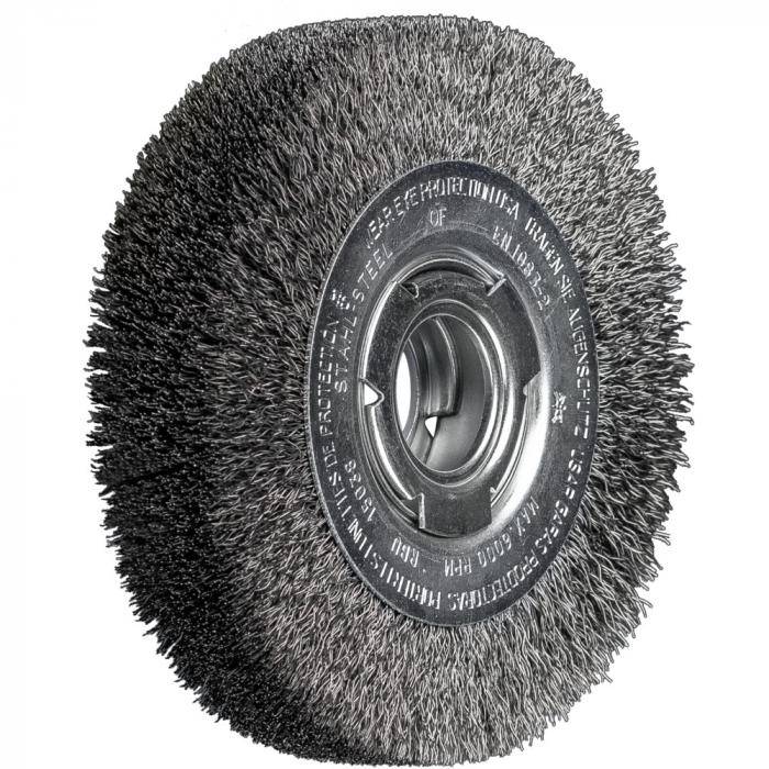 PFERD Rundbürste RBU 15038/AK32-2 ST 0,30 - ungezopft - breit - universeller Einsatz - Stahldraht - Außen-ø 150 mm - Bohrungs-ø 50,8 mm - Besatzma