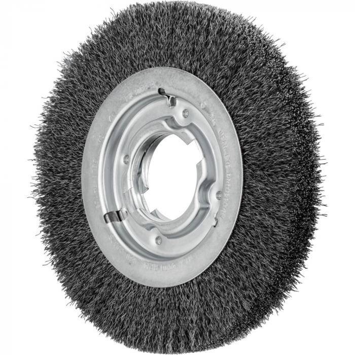 PFERD Rundbürste RBU 20025/AK32-2 ST 0,30 - ungezopft - breit - universeller Einsatz - Stahldraht - Außen-ø 200 mm - Bohrungs-ø 50,8 mm - Besatzma