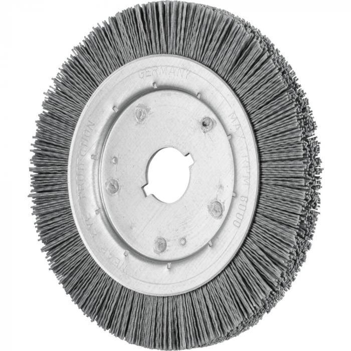 PFERD Rundbürste RBU 20016/22,2 SiC 180 0,90 - ungezopft - schmal - Kunststoff - Außen-ø 200 mm - Besatzbreite 16 mm - Bohrungs-ø 31,8 mm - Bo./Ad