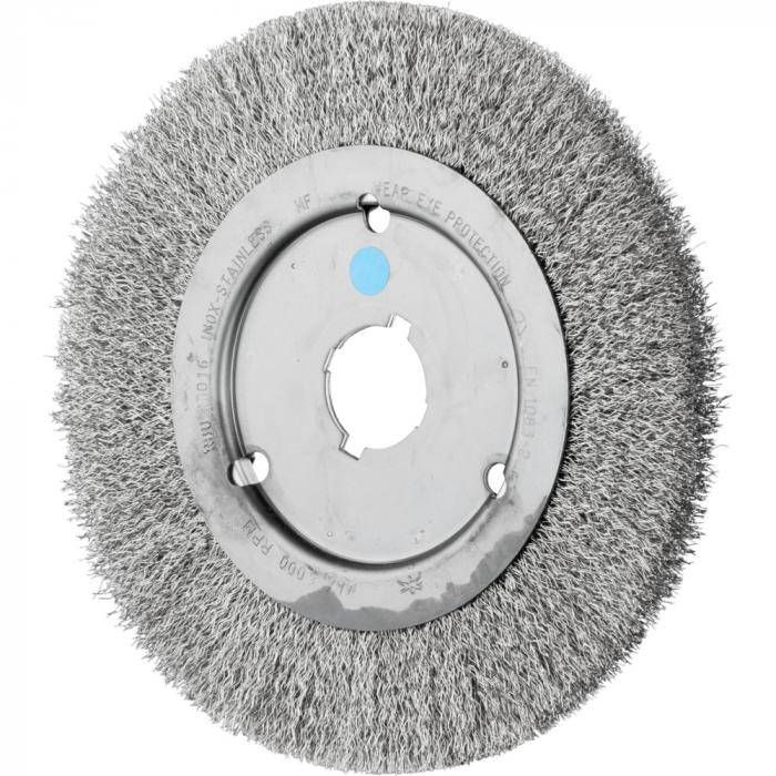 PFERD Rundbürste RBU - ungezopft - INOX - Außen-ø 200 mm - Besatzbreite 16 mm - Bo./Adapter 22,2 - Besatzmaterial-ø 0,30 mm - VE 2 Stück - Preis