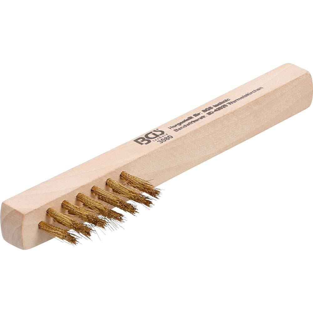Zündkerzenbürste Länge 140 mm Messingdraht "BGS"