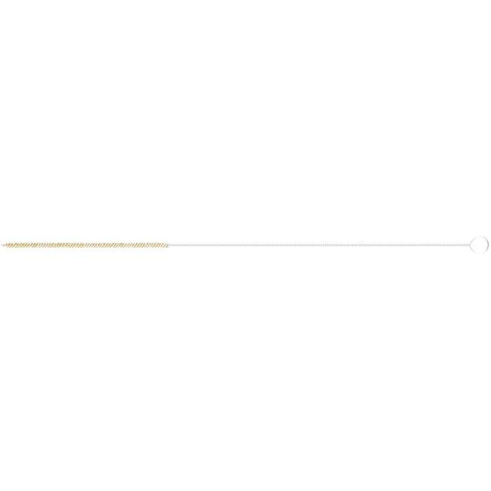 Rohrbürste - PFERD - Bürsten-Ø 3 mm - mit Messingbesatz - Bezeichnung IBU 03100 MES 0,10 - Besatz-Ø 0,10 mm - VE 10 Stück - Preis per VE