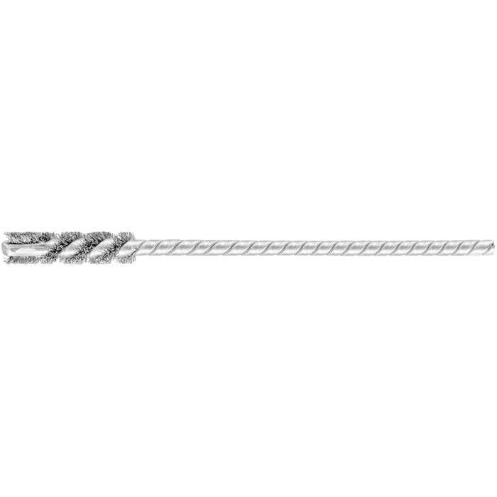 Rohrbürste - PFERD - ungezopft, aus Stahldraht - für Stahl, Baustahl etc. - Bezeichnung IBU 0625/3,2 ST 0,12 - Bürsten-Ø 6 mm - Schaft-Ø 3,2 mm -