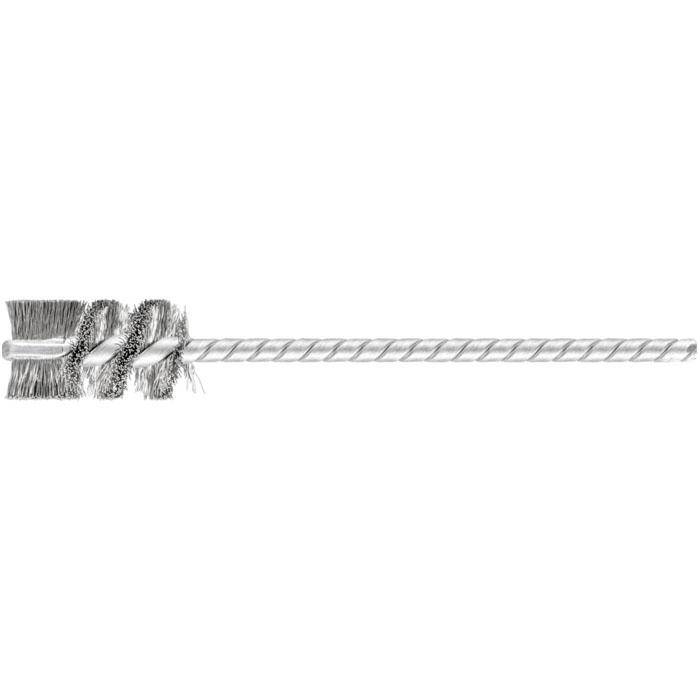 Rohrbürste - PFERD - ungezopft, aus Stahldraht - für Stahl, Baustahl etc. - Bezeichnung IBU 1325/3,8 ST 0,20 - Bürsten-Ø 13 mm - Schaft-Ø 3,8 mm