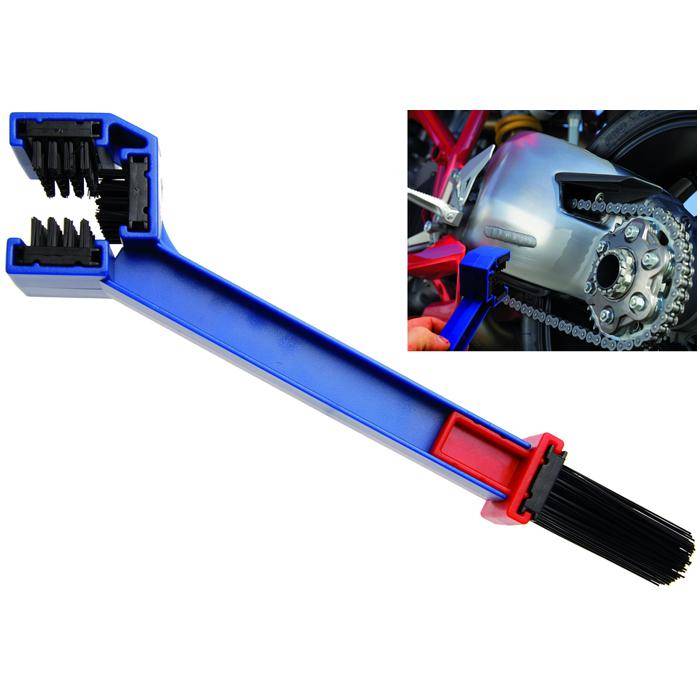 Reinigungsbürste - für Motorradketten - U-Form - 265 mm