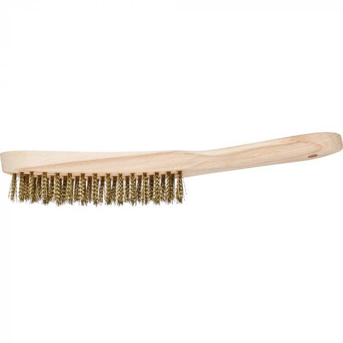 PFERD Handbürste HBU 30 MES 0,30 - universeller Einsatz - Messing 0,30 - Anzahl Reihen 3 - Gesamtlänge 290 mm - VE 10 Stück - Preis per VE