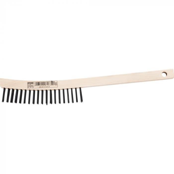 PFERD Handbürste HBU LH 30 ST 0,35 - universeller Einsatz - extra langer Griff - Stahl 0,35 - Reihen 3 - Gesamtlänge 350 mm - VE 10 Stück - Preis