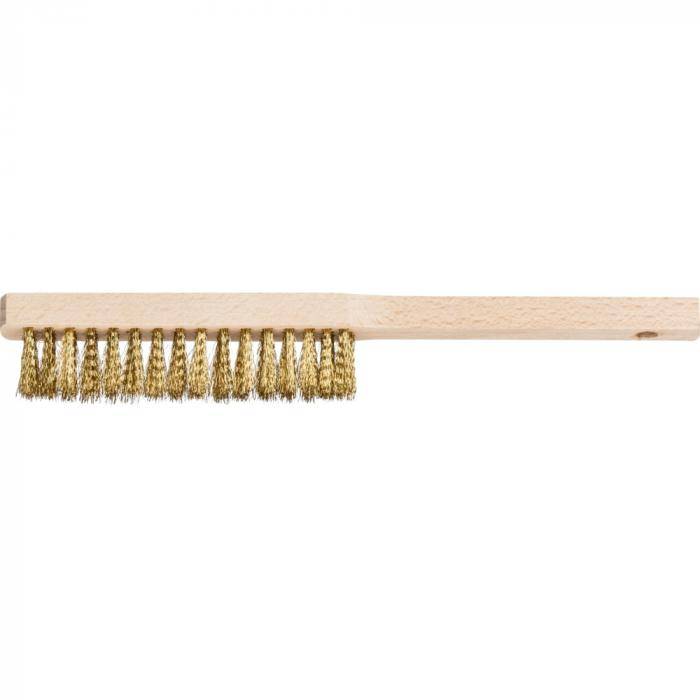 PFERD Handbürste HBFM 40 MES 0,15 - für Feinmechaniker - Messing 0,15 - Anzahl Reihen 4 - Gesamtlänge 220 mm - VE 10 Stück - Preis per VE