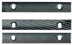 Hartmetallfeile von "PFERD" - flach - rechteckig - Abmessung (mm) 132 x 20 x 7 - Zähne pro cm 5