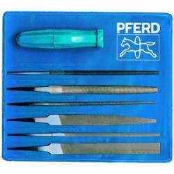 Schlüsselfeilen-Set 265 A von "PFERD" - Hieb 2 - Länge 100 mm