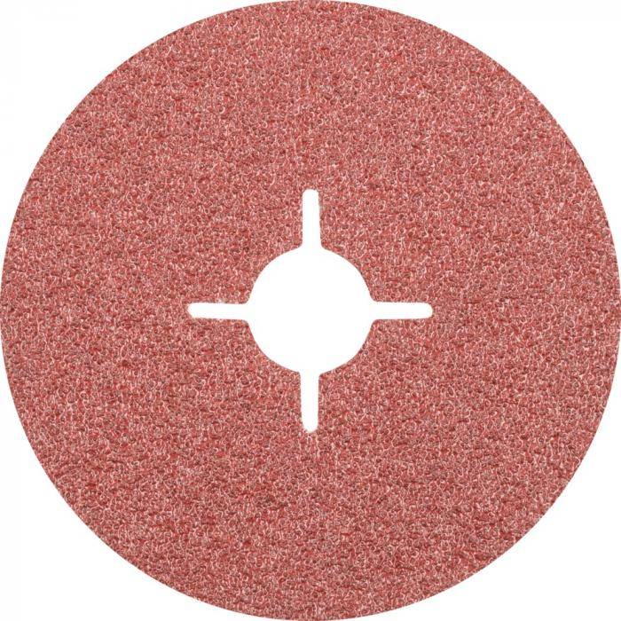 Fiberschleifer FS - PFERD - Ausführung Korund A - Außen-Ø 100 mm - Bohrungs-Ø 16 mm - Korngröße 36 - VE 25 Stück - Preis per VE