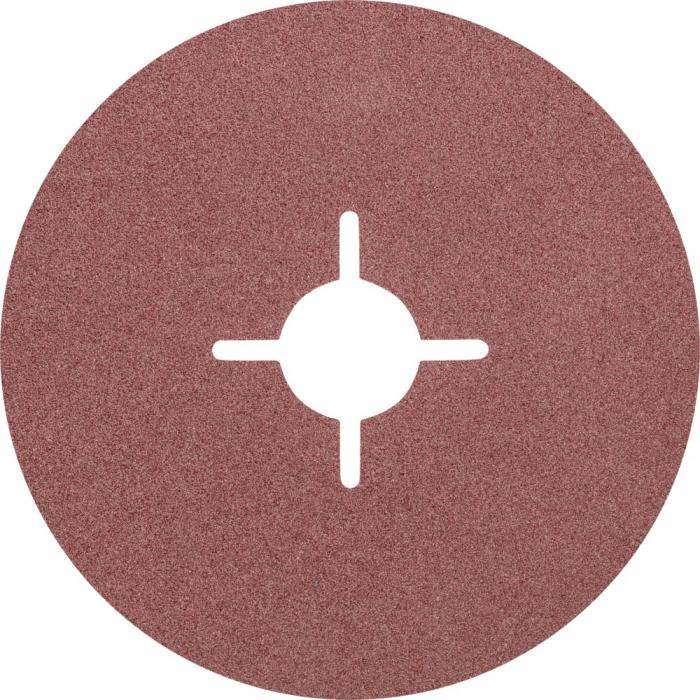 Fiberschleifer FS - PFERD - Ausführung Korund A - Außen-Ø 100 mm - Bohrungs-Ø 16 mm - Korngröße 100 - VE 25 Stück - Preis per VE