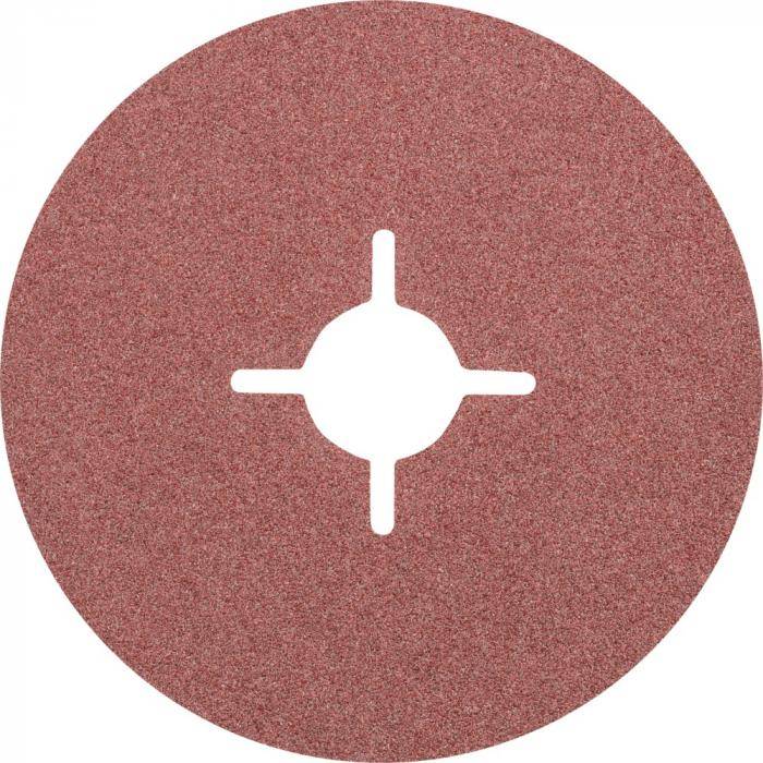 Fiberschleifer FS - PFERD - Ausführung Korund A - Außen-Ø 100 mm - Bohrungs-Ø 16 mm - Korngröße 60 - VE 25 Stück - Preis per VE