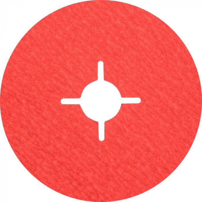 Fiberschleifer FS - PFERD - Ausführung Keramikkorn CO-COOL - Außen-Ø 100 mm - Bohrungs-Ø 16 mm - Korngröße 80 - VE 25 Stück - Preis per VE